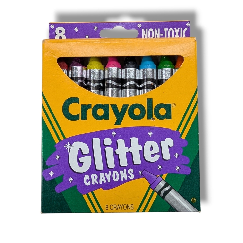 CRAYOLA 1994 Glitter Crayons 8